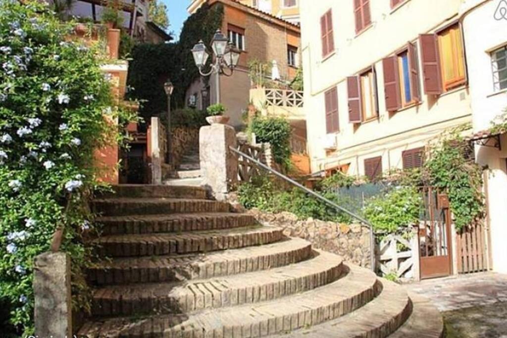 Elegante Open Space Con Vasca Idromassaggio A Trastevere Eksteriør billede