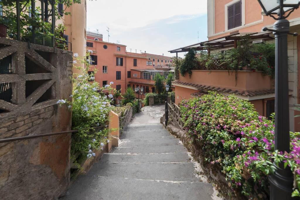 Elegante Open Space Con Vasca Idromassaggio A Trastevere Eksteriør billede